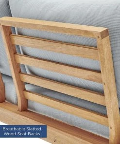 Modway Freeport Karri Wood Outdoor Patio Loveseat With Left-Facing Side End Table Natural Light Blue Outdoor Loveseats 17 Modway Freeport Karri Wood Outdoor Patio Loveseat With Left-Facing Side End Table Natural Light Blue Outdoor Loveseats