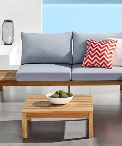 Modway Freeport Karri Wood Outdoor Patio Loveseat With Left-Facing Side End Table Natural Light Blue Outdoor Loveseats 18 Modway Freeport Karri Wood Outdoor Patio Loveseat With Left-Facing Side End Table Natural Light Blue Outdoor Loveseats