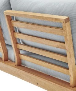 Modway Freeport Karri Wood Outdoor Patio Loveseat With Right-Facing Side End Table Natural Light Blue Outdoor Loveseats 15 Modway Freeport Karri Wood Outdoor Patio Loveseat With Right-Facing Side End Table Natural Light Blue Outdoor Loveseats