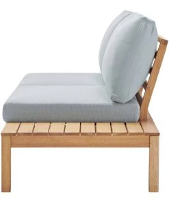 Modway Freeport Karri Wood Outdoor Patio Loveseat With Right-Facing Side End Table Natural Light Blue Outdoor Loveseats 13 Modway Freeport Karri Wood Outdoor Patio Loveseat With Right-Facing Side End Table Natural Light Blue Outdoor Loveseats