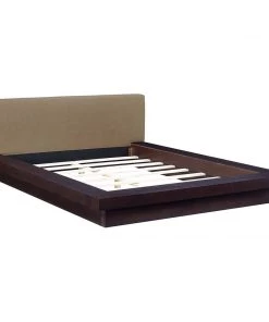 Modway Freja Queen Fabric Platform Bed Cappuccino Latte