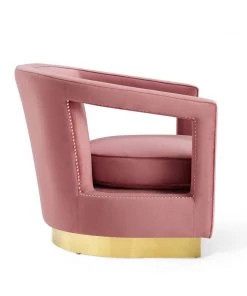 Modway Frolick Performance Velvet Armchair Dusty Rose 11 Modway Frolick Performance Velvet Armchair Dusty Rose