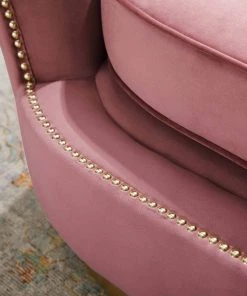Modway Frolick Performance Velvet Armchair Dusty Rose 15 Modway Frolick Performance Velvet Armchair Dusty Rose