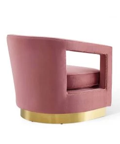 Modway Frolick Performance Velvet Armchair Dusty Rose 12 Modway Frolick Performance Velvet Armchair Dusty Rose