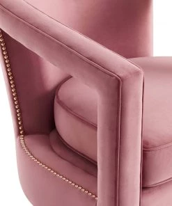 Modway Frolick Performance Velvet Armchair Dusty Rose 14 Modway Frolick Performance Velvet Armchair Dusty Rose