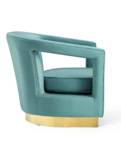 Modway Frolick Performance Velvet Armchair Mint Armchairs 11 Modway Frolick Performance Velvet Armchair Mint Armchairs