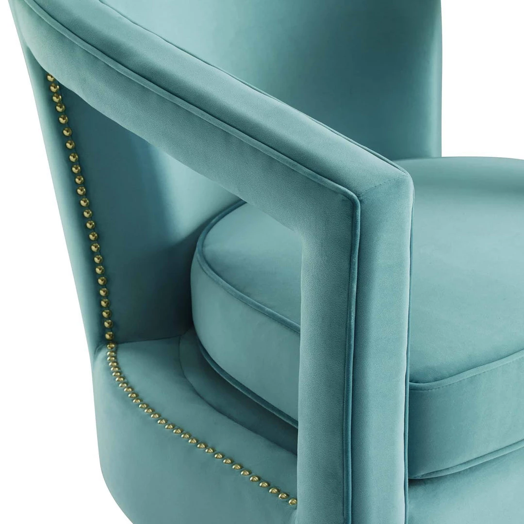 Modway Frolick Performance Velvet Armchair Mint Armchairs 6 Modway Frolick Performance Velvet Armchair Mint Armchairs