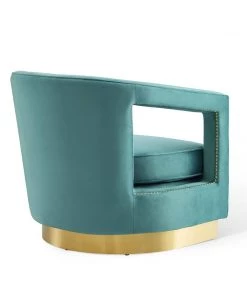 Modway Frolick Performance Velvet Armchair Mint Armchairs 12 Modway Frolick Performance Velvet Armchair Mint Armchairs