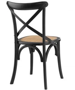 Modway Gear Dining Side Chair Set Of 4 Black
