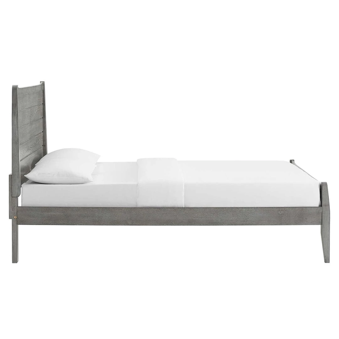 Modway Beds Georgia Full Wood Platform Bed Gray 4 Modway Beds Georgia Full Wood Platform Bed Gray