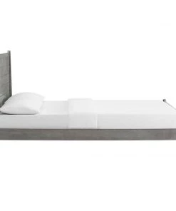 Modway Georgia King Wood Platform Bed Gray Beds