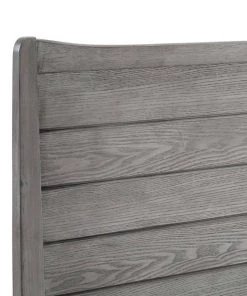 Modway Georgia King Wood Platform Bed Gray Beds