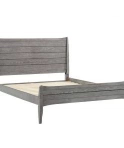 Modway Georgia King Wood Platform Bed Gray Beds