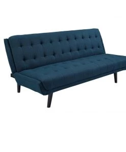 Modway Glance Tufted Convertible Fabric Sofa Bed Azure SOFAS