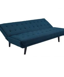 Modway Glance Tufted Convertible Fabric Sofa Bed Azure SOFAS
