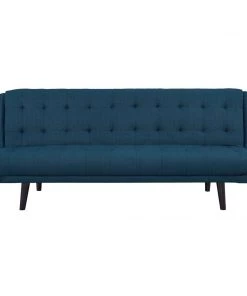 Modway Glance Tufted Convertible Fabric Sofa Bed Azure SOFAS