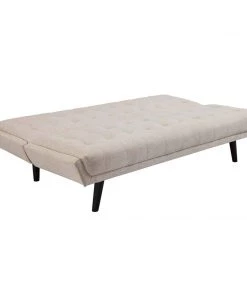 Modway Glance Tufted Convertible Fabric Sofa Bed Beige SOFAS