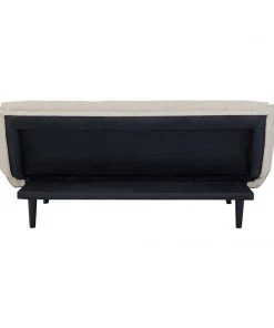 Modway Glance Tufted Convertible Fabric Sofa Bed Beige SOFAS