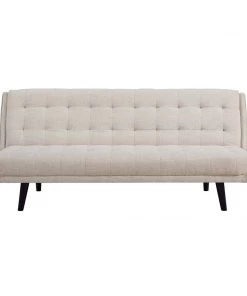 Modway Glance Tufted Convertible Fabric Sofa Bed Beige SOFAS