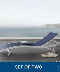 Modway Glimpse Outdoor Patio Mesh Chaise Lounge Set Of 2 Lounge Chair Outdoor 24 Modway Glimpse Outdoor Patio Mesh Chaise Lounge Set Of 2 Lounge Chair Outdoor