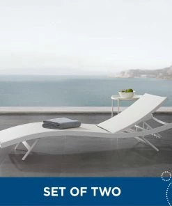 Modway Glimpse Outdoor Patio Mesh Chaise Lounge Set Of 2 Lounge Chair Outdoor 29 Modway Glimpse Outdoor Patio Mesh Chaise Lounge Set Of 2 Lounge Chair Outdoor