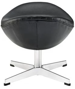 Modway Glove Leather Ottoman Black Ottomans