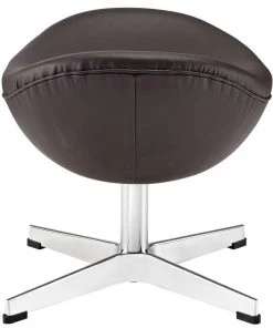 Modway Glove Leather Ottoman Brown Ottomans