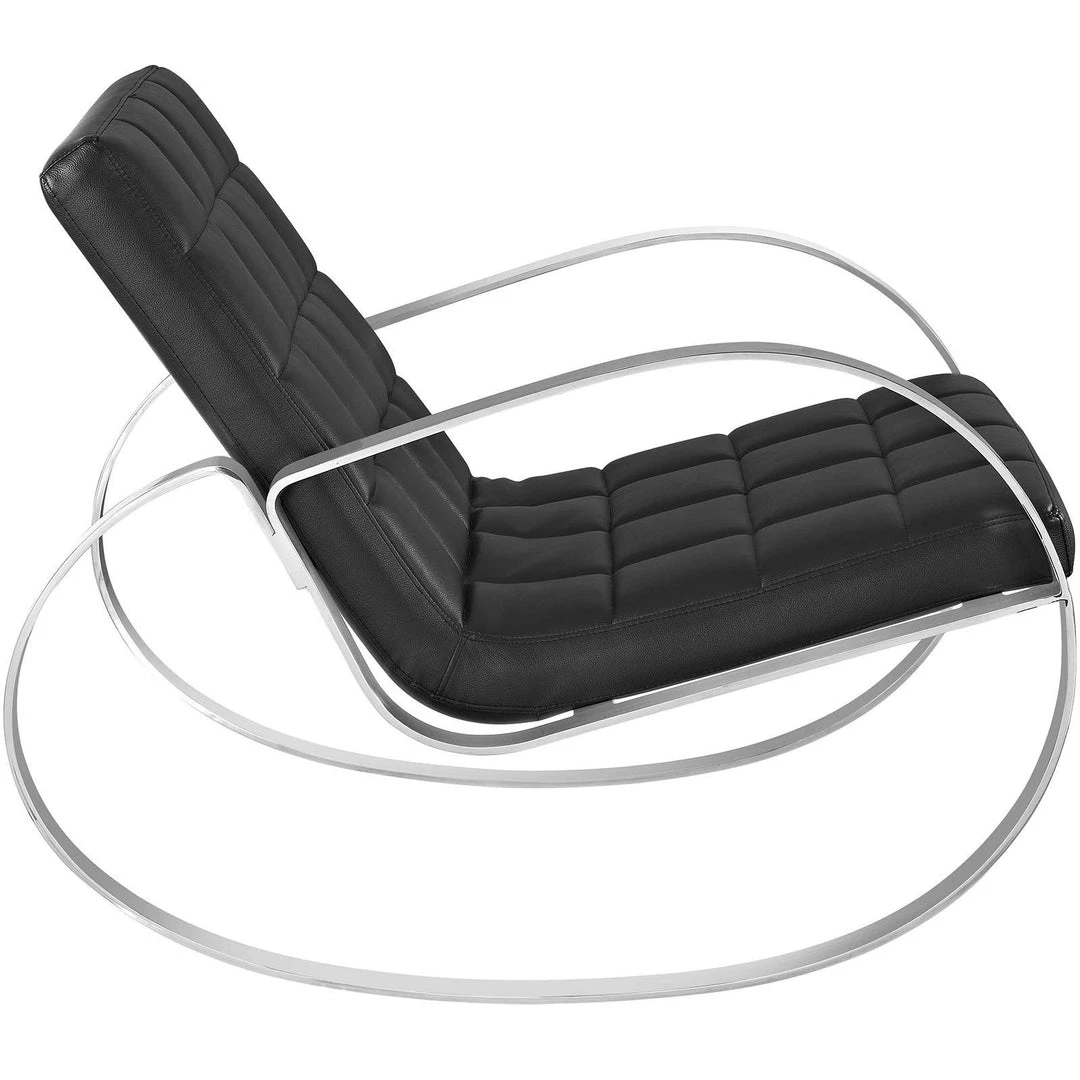 Modway Gravitas Upholstered Vinyl Lounge Chair Black Chaise Lounge Chairs 2 Modway Gravitas Upholstered Vinyl Lounge Chair Black Chaise Lounge Chairs