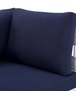 Modway Harmony Sunbrella® Outdoor Patio Aluminum Loveseat Gray Navy Outdoor Loveseats 13 Modway Harmony Sunbrella® Outdoor Patio Aluminum Loveseat Gray Navy Outdoor Loveseats