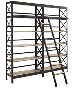 Modway Bookshelves Headway Wood Bookshelf Brown