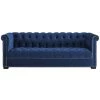 Modway SOFAS Heritage Performance Velvet Sofa Midnight Blue