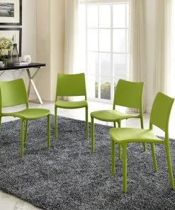 Modway Hipster Dining Side Chair Set Of 4 Green Dining Chairs 10 Modway Hipster Dining Side Chair Set Of 4 Green Dining Chairs