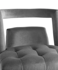 Modway Honor Accent Lounge Performance Velvet Armchair Gray