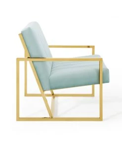 Modway Inspire Channel Tufted Performance Velvet Armchair Mint Armchairs 11 Modway Inspire Channel Tufted Performance Velvet Armchair Mint Armchairs