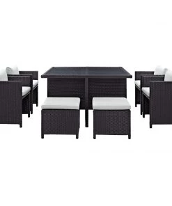 Modway Inverse 9 Piece Outdoor Patio Dining Set 21 Modway Inverse 9 Piece Outdoor Patio Dining Set