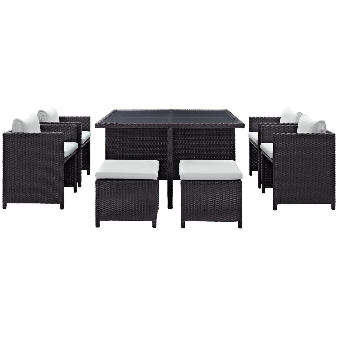 Modway Inverse 9 Piece Outdoor Patio Dining Set 10 Modway Inverse 9 Piece Outdoor Patio Dining Set