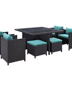 Modway Inverse 9 Piece Outdoor Patio Dining Set 16 Modway Inverse 9 Piece Outdoor Patio Dining Set
