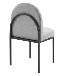 Modway Dining Chairs Isla Dining Side Chair Upholstered Fabric Set Of 2 Black Light Gray 11 Modway Dining Chairs Isla Dining Side Chair Upholstered Fabric Set Of 2 Black Light Gray