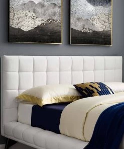 Modway Julia Queen Biscuit Tufted Performance Velvet Platform Bed White Beds 13 Modway Julia Queen Biscuit Tufted Performance Velvet Platform Bed White Beds