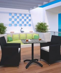 Modway Junction 3 Piece Outdoor Patio Dining Set Outdoor Dining Sets 20 Modway Junction 3 Piece Outdoor Patio Dining Set Outdoor Dining Sets