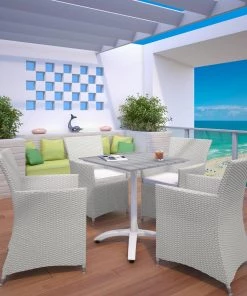 Modway Junction 5 Piece Outdoor Patio Dining Set Outdoor Dining Sets 27 Modway Junction 5 Piece Outdoor Patio Dining Set Outdoor Dining Sets