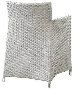 Modway OUTDOOR CHAIRS Junction Armchair Outdoor Patio Wicker Set Of 2 Gray White 8 Modway OUTDOOR CHAIRS Junction Armchair Outdoor Patio Wicker Set Of 2 Gray White