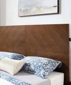 Modway Kali Wood Queen Platform Bed Walnut