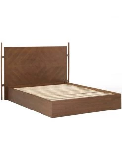 Modway Kali Wood Queen Platform Bed Walnut