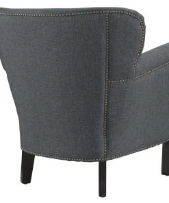 Modway Key Upholstered Fabric Armchair Gray Armchairs