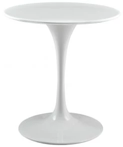Modway Dining Tables Lippa 28" Round Wood Top Dining Table White