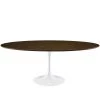 Modway Lippa 78" Oval Wood Dining Table Walnut Dining Tables