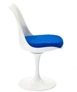 Modway Lippa Dining Side Chair Fabric Set Of 4 Blue Dining Chairs