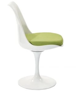 Modway Dining Chairs Lippa Dining Side Chair Fabric Set Of 4 Green