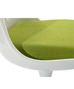 Modway Dining Chairs Lippa Dining Side Chair Fabric Set Of 4 Green